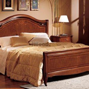 brown polish bed