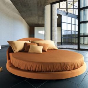Simple round bed