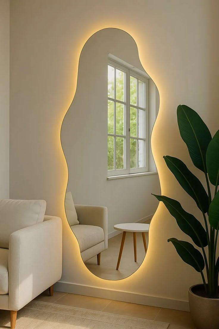 Lighting looking mirror