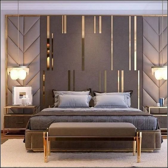 Wall penal bedroom set design for home decor at best price