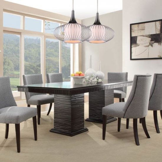 Dining Table Dining wood top dining chair set in Karachi