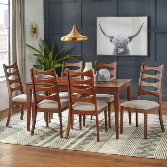 Dining Table Dining wood top dining chair set in Karachi