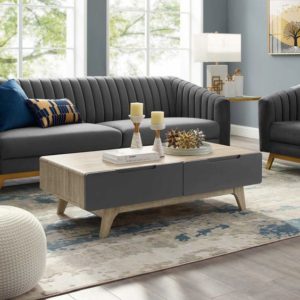 Wooden base sofa