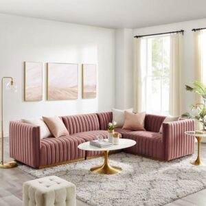 Wooden stripe sofa