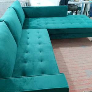 Stitch corner sofa