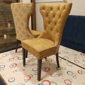 Tufting bedroom chair