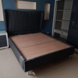 Rexine fabric bed