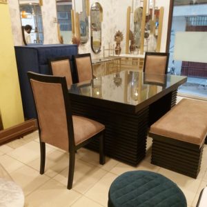 Six chairs dining set
