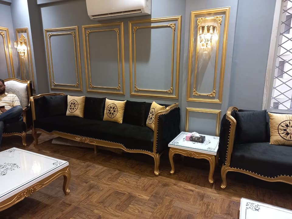Wooden sofa set