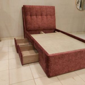 Storage fabric bed