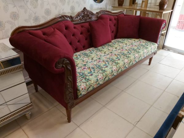 Wooden carving sofa