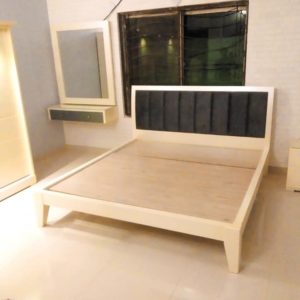 Low height fabric bed