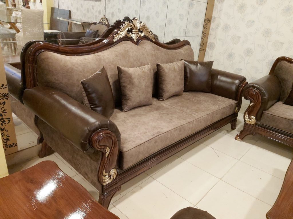 Wooden carving sofa