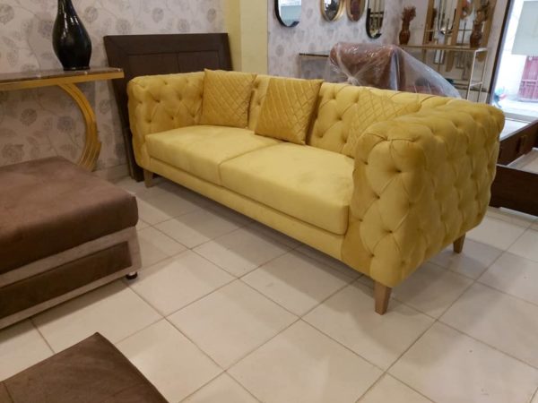 Bold tufting sofa