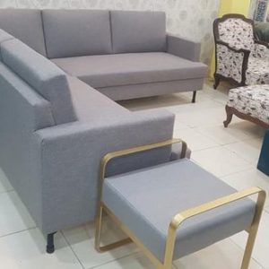 L corner sofa set