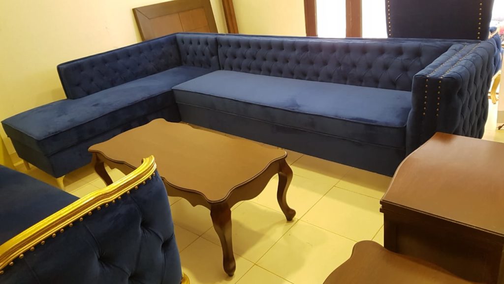 L corner sofa