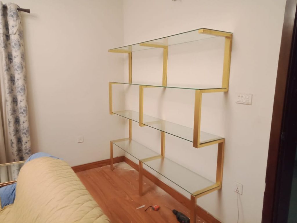 Metal shelf