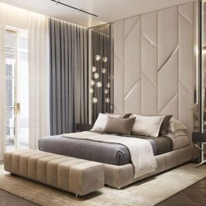Wooden wall penal bed