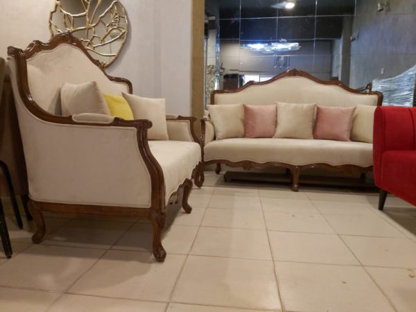 Wooden Victorian sofa set