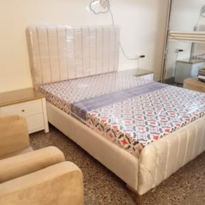Modern fabric bed
