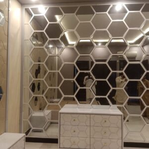 Hexagonal mirror design