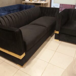 Black stripe sofa