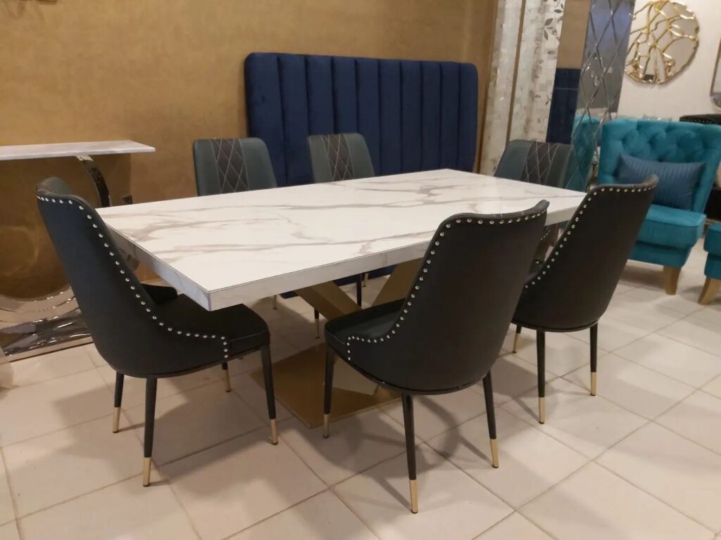 Metal dining set