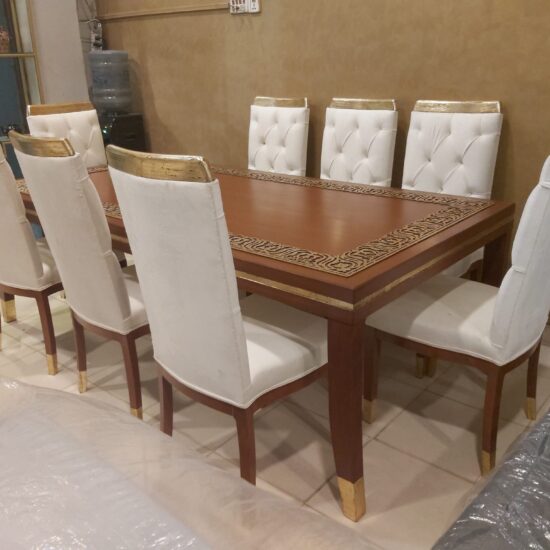 Dining Table Dining wood top dining chair set in Karachi