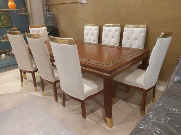 Eight chairs dining set