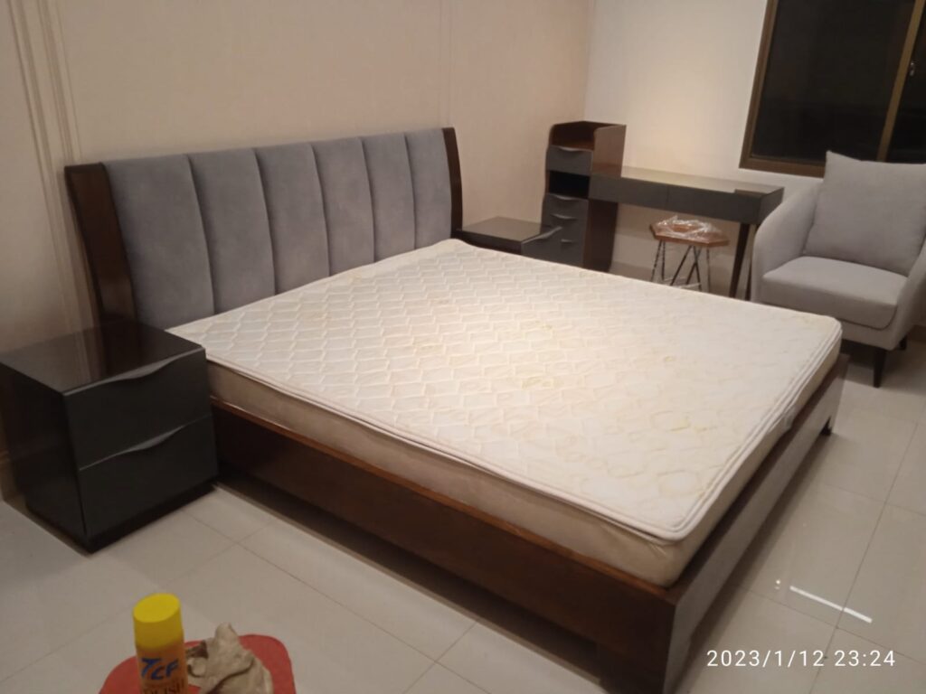 Wooden Fabric bed