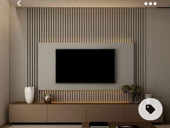 Wooden Media wall