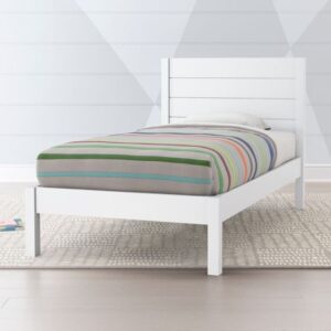 White single bed