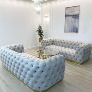 Metal base sofa