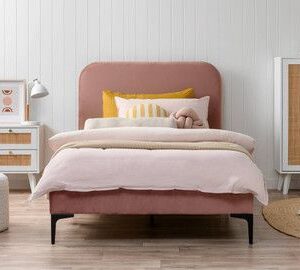 Single bed plus side table