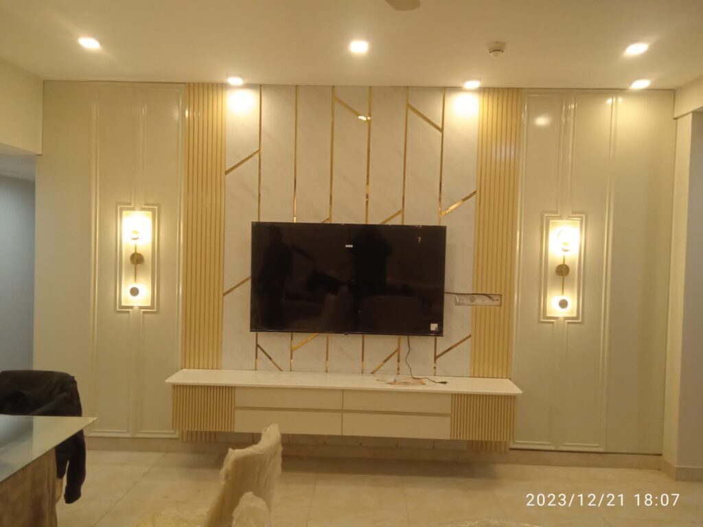 Media wall unit