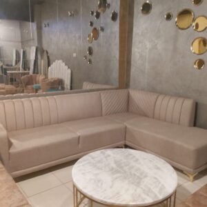 Strip corner sofa