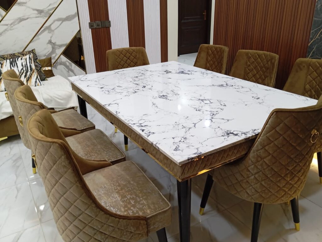 Marble dining set