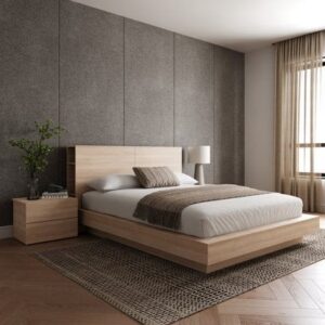 Wooden polish bed