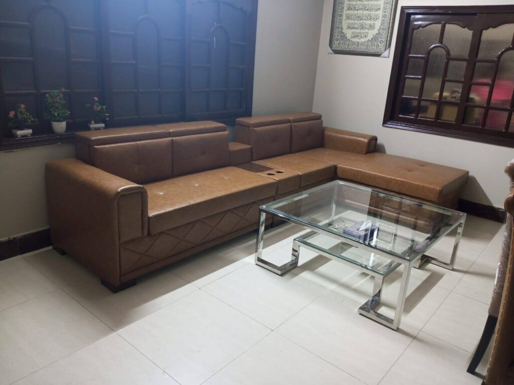 Stainless steel center table