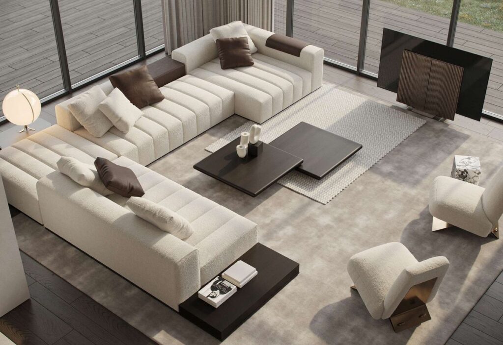 Modern U shape sofa