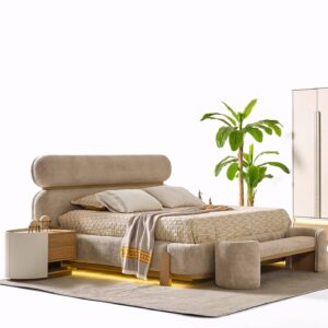Modern Turkish fabricated bed