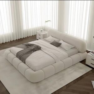 Low back fabricated bed