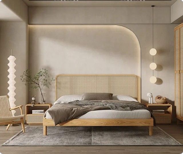 Grab the rattan bed